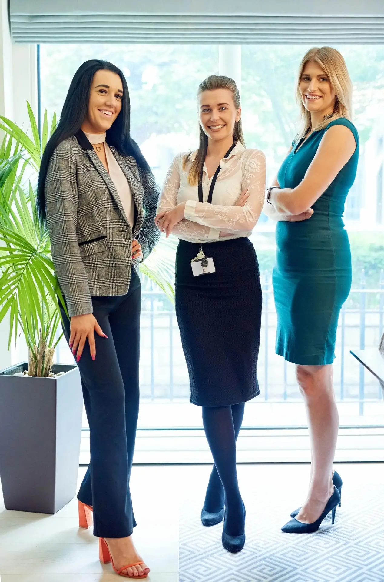 Professional women representing a polished production team